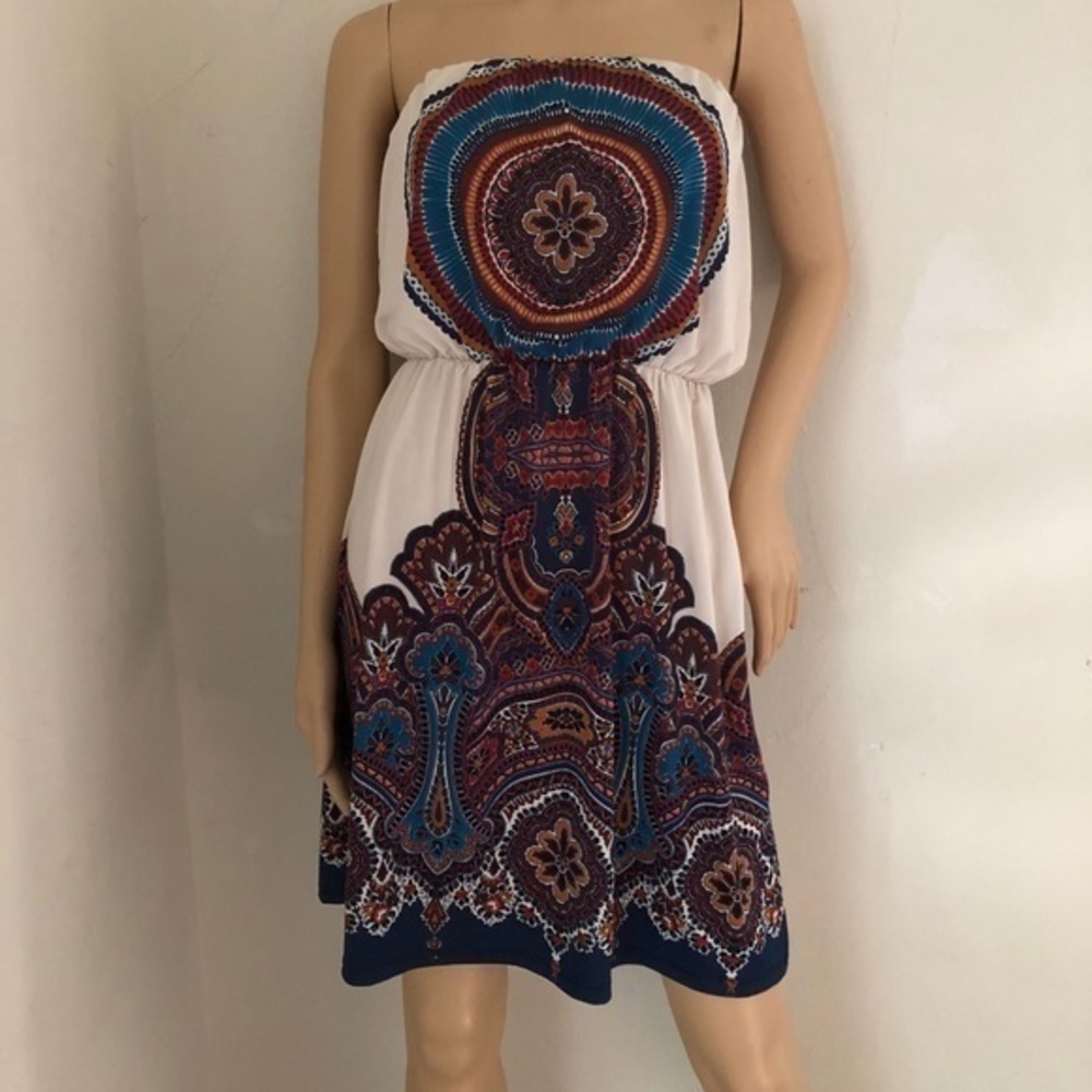 Bailey blue boho dress size S